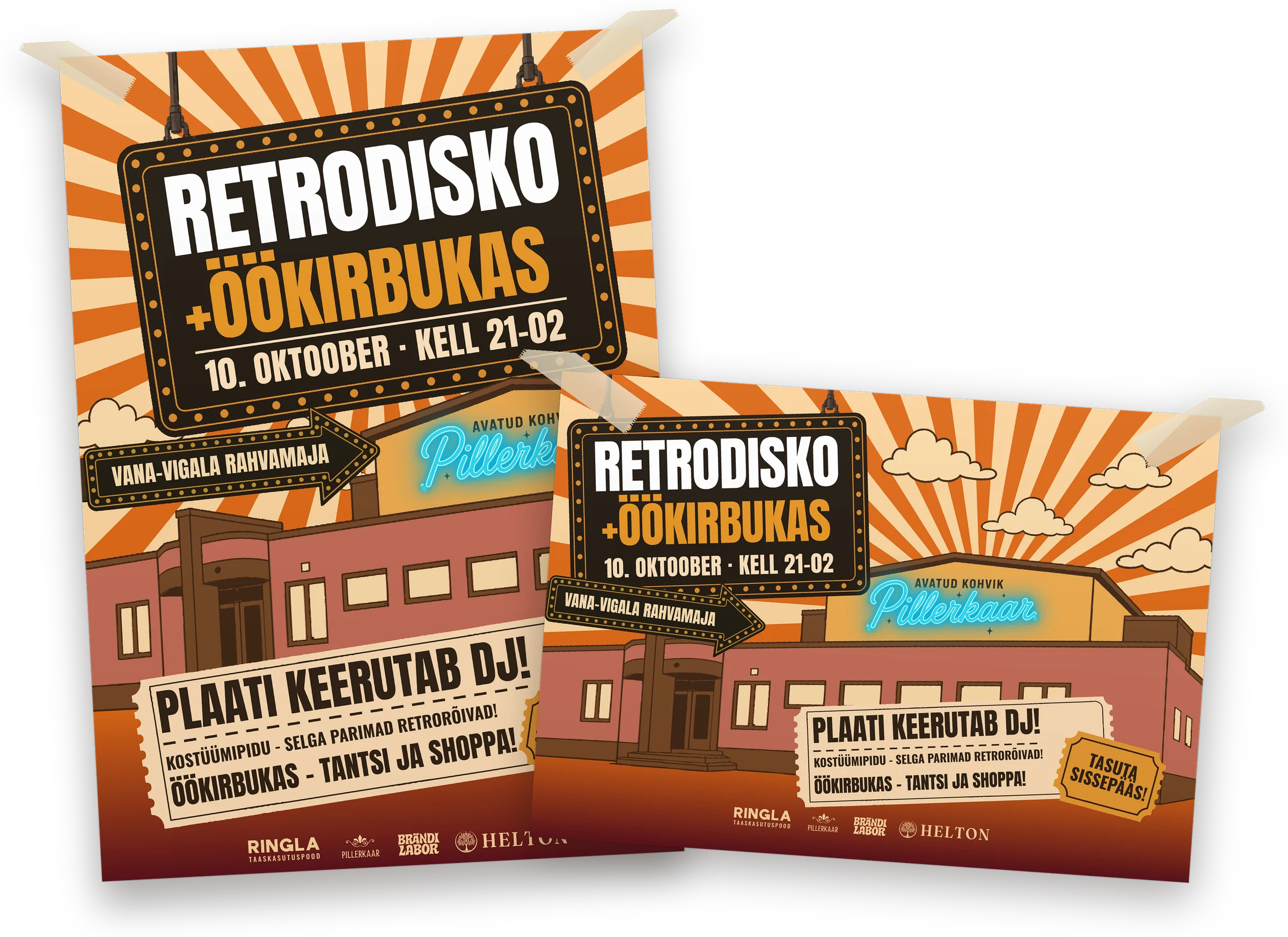 Retrodisko ja Öökirbukas: trükk